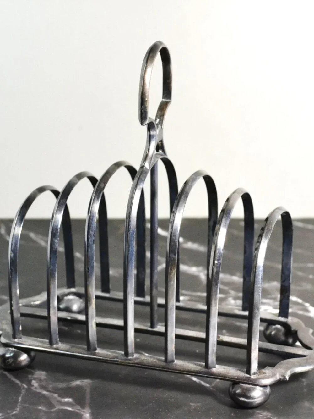 Vintage Silverplate Toast Rack Dining Table Decor Accessory